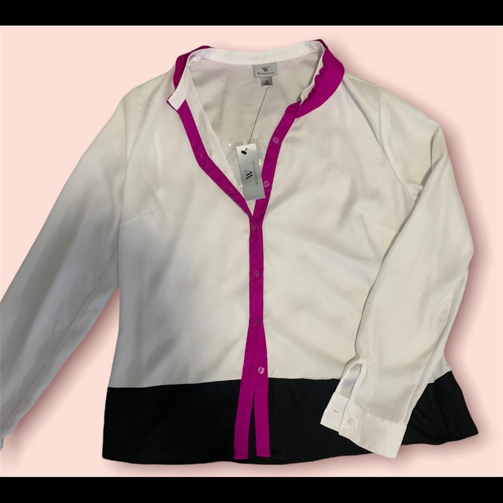 Worthington Button Up Blouse